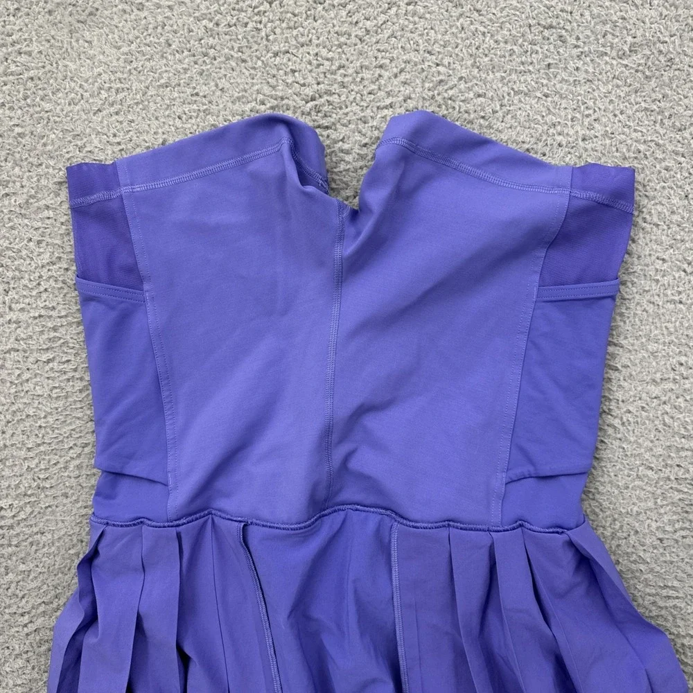 Lululemon Side Pleat High Rise Tennis Skirt Skort Charged Indigo Women's 6